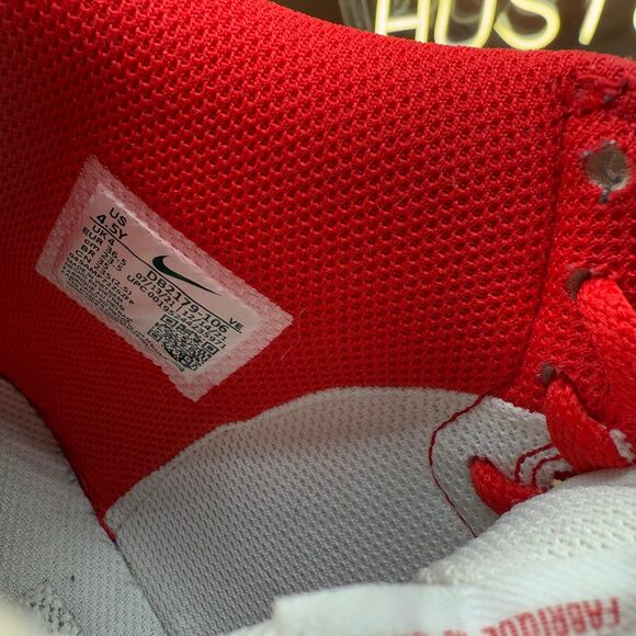 Nike Dunk High (GS) ‘Championship Red’ White/Red Sz 4.5Y - Picture 11 of 12